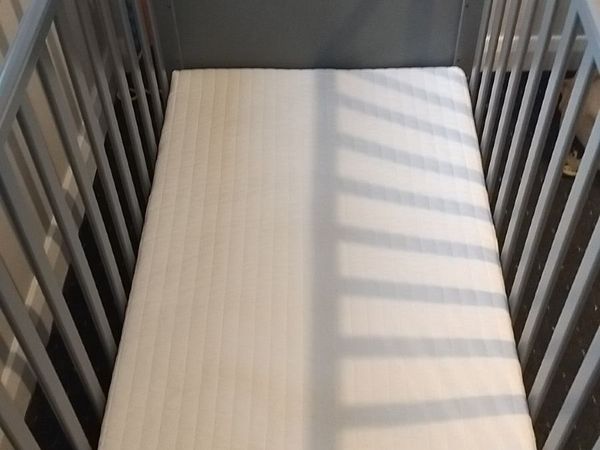 NEW BABY COT AND MATTRESS - Main image