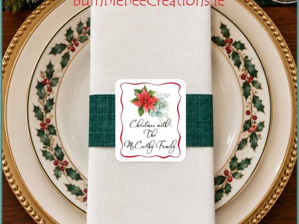 Christmas Napkins Personalised - Main image