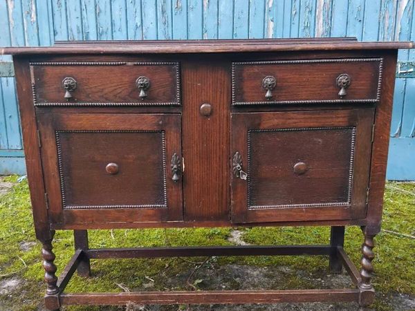 Antique Oak Sideboard / Buffet Cabinet - Main image