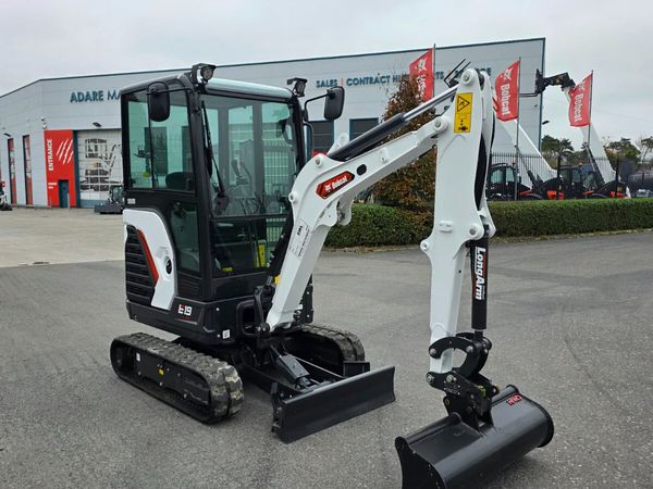 NEW Bobcat E19 Mini Digger | From €118 p/ week - Main image