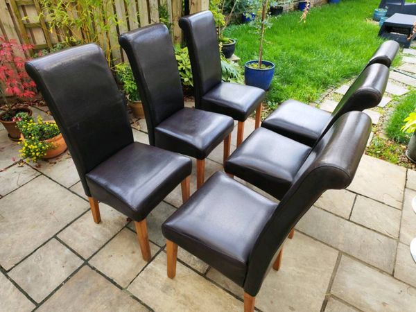 6 kitchen dining chairs - Main image