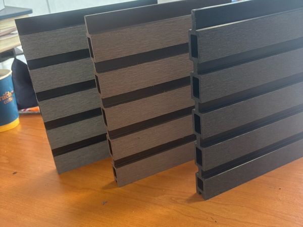 Double sided box profile  composite fencing boards - Main image