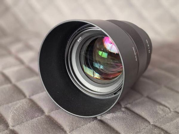 Sony Sel Fe 85mm F1.8 Syx Lens - Main image