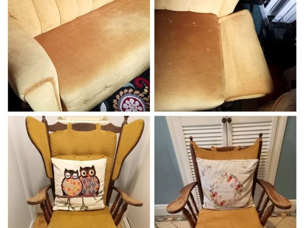 vintage couch and armchairs - Main image
