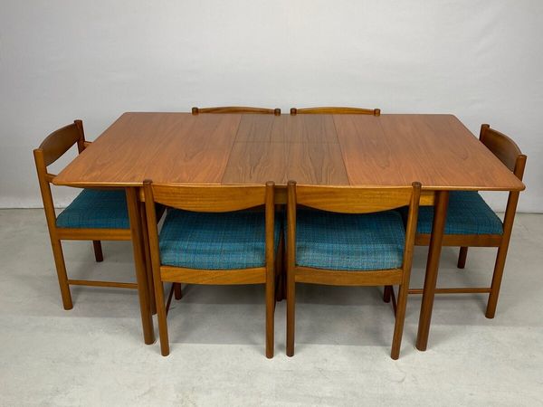 Mid Century McIntosh Table & Chairs - Main image