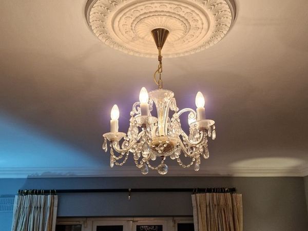 Chandeliers - crystal - pair or single - Main image