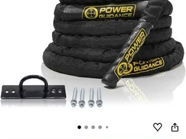 50 Foot Battle Rope And Wall Anchor!!! Cheap!! - Main image
