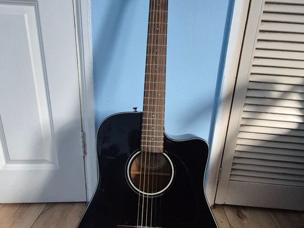 Guitar, Fender Dreadnought CD-140SCE/BK - Main image