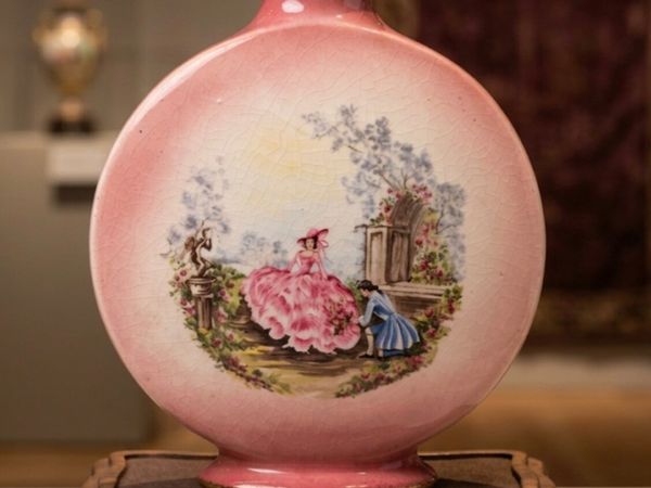 Lovely Vintage 1940's Moon Flask Vase - Main image