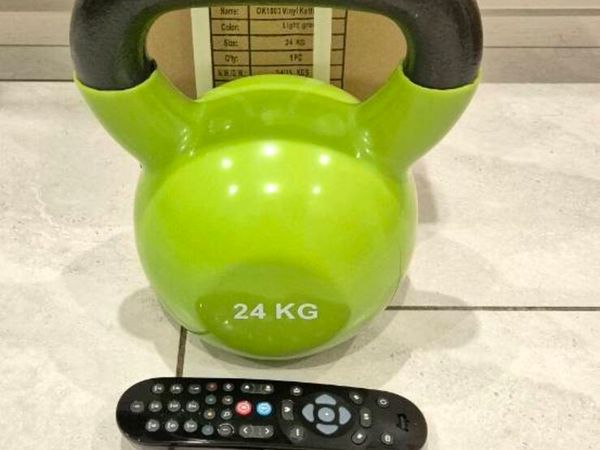 Large brand new 24 kilo cast iron kettlebell - Main image