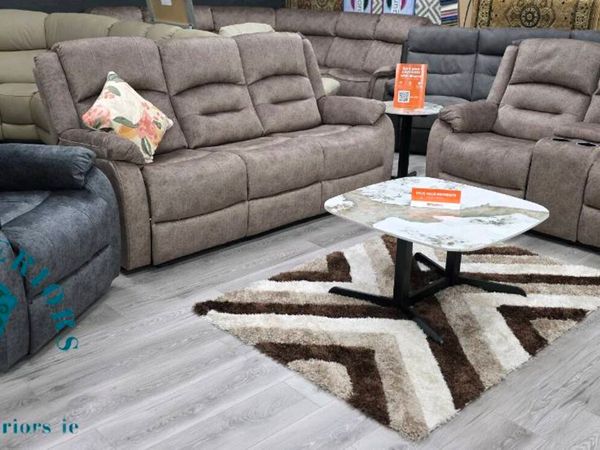 3+2 / 3+1+1 Recliner Sets With Free Delivery - Main image