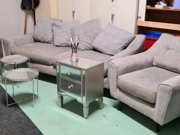 Sofa, armchairs, lockers, mirror, table - Main image