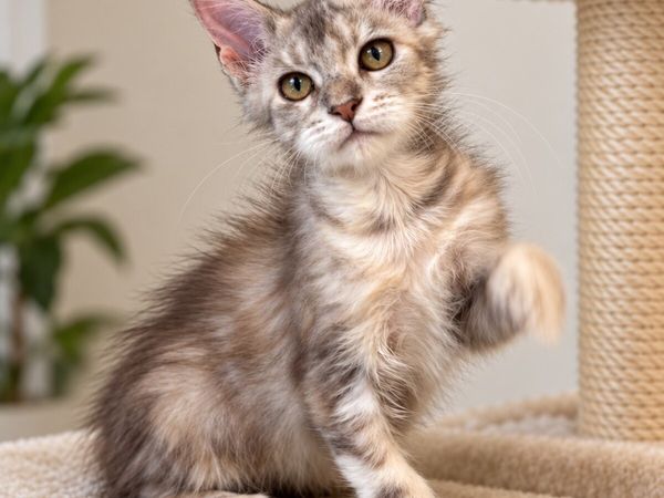 Beautiful Purebreed  maine coon girl gene tested - Main image