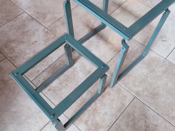 Side tables with glass tops - Main image