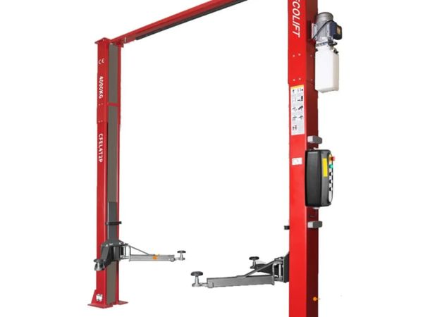 Clear Floor Lift 4 Ton 2 Post 3HP Ecolift 230v - Main image