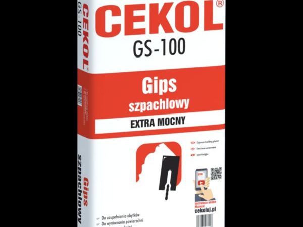 CEKOL GS-100 Gypsum Plaster 20kg - Main image