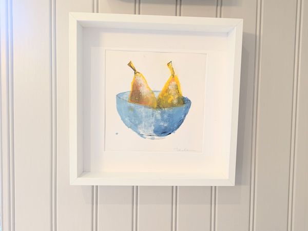 Signed Original Still Life in White Box Frame - Main image