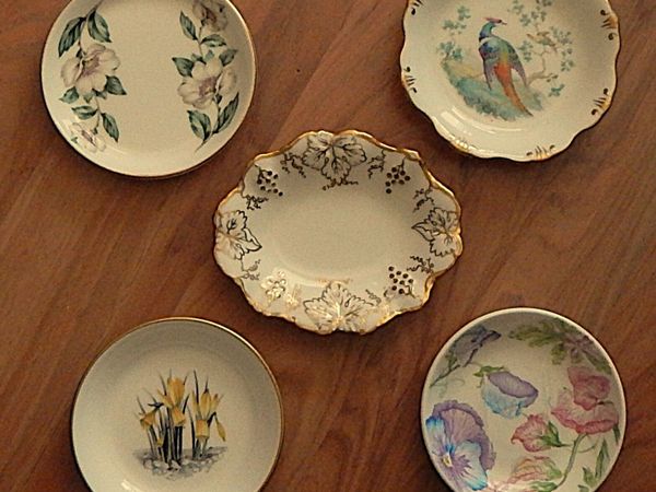 Selection of 5 Crown Derby & Worcester Pin Dishes - Main image