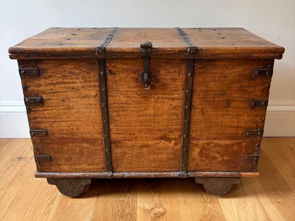 19th Century Coffer / Wooden Chest - Main image