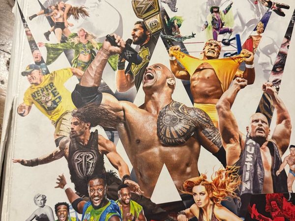 WWE ring, belt and figures & WWE encyclopaedia - Main image