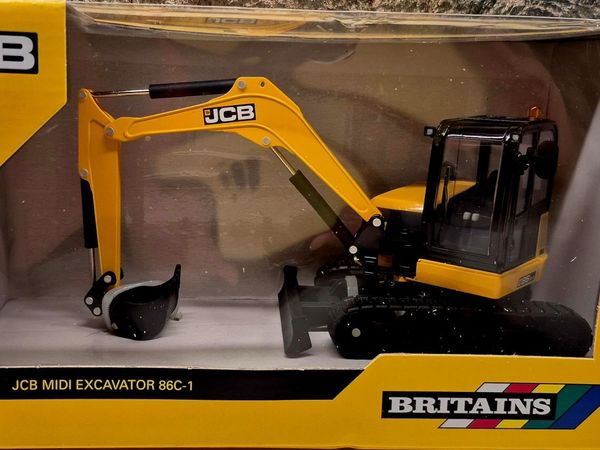 Britains JCB 86C-1 Midi Excavator model - Main image
