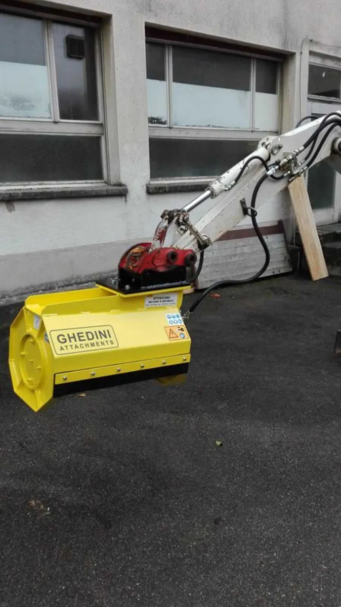 mulcher excavators skidsteers  1 ton to 20 ton