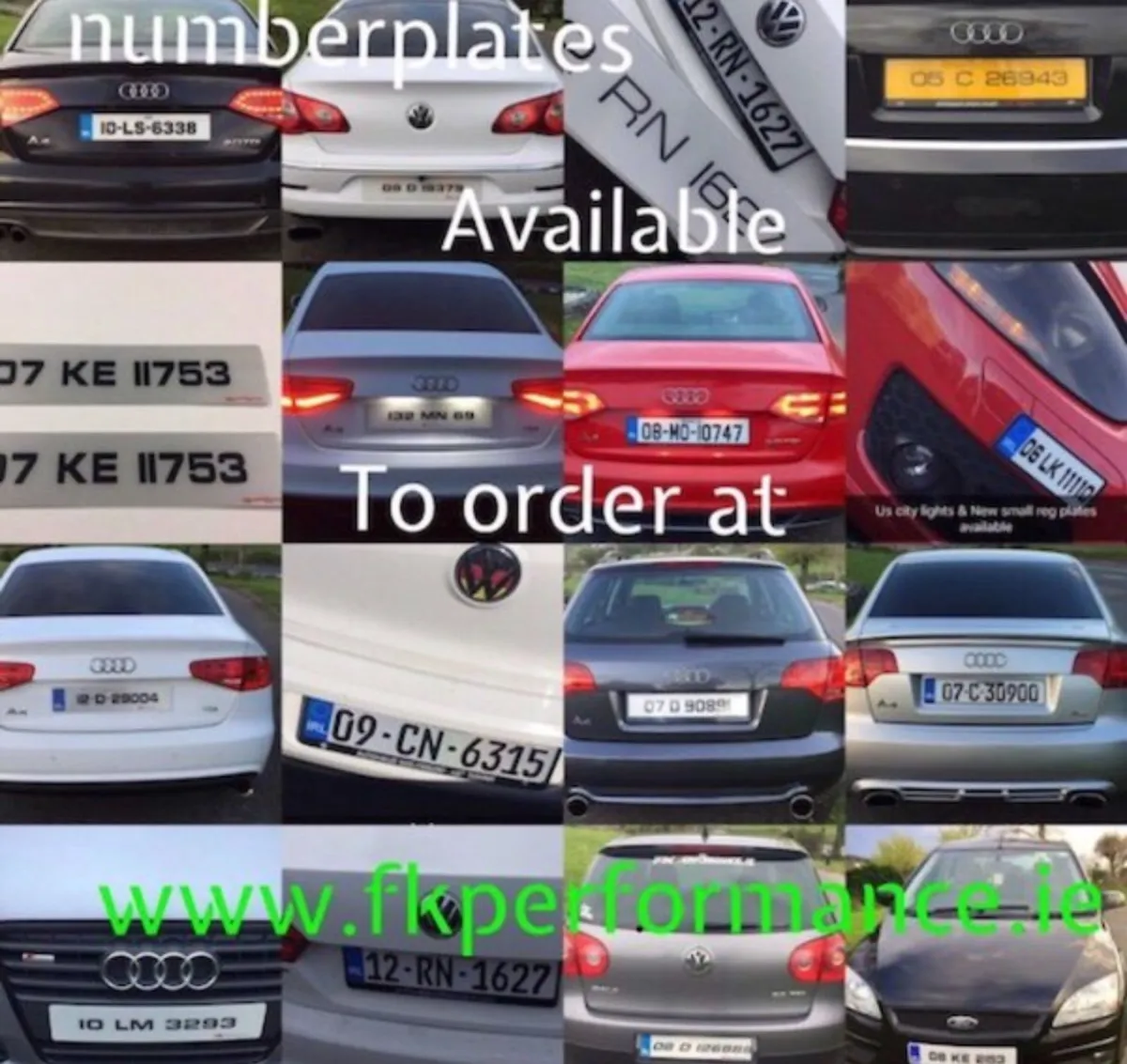 Numberplates delivered nationwide - Image 1