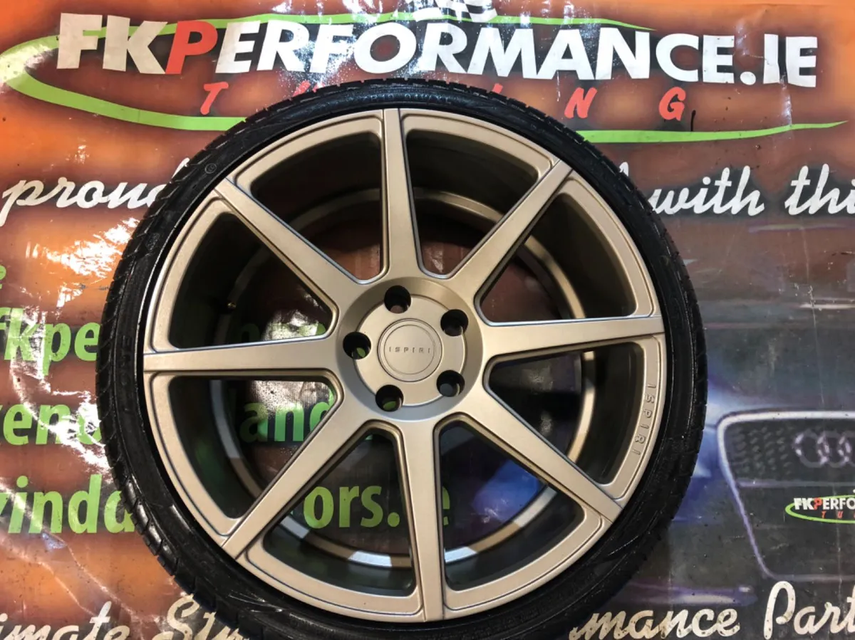 19” ispiri isr8 bronze 5x112 8.5 - Image 1