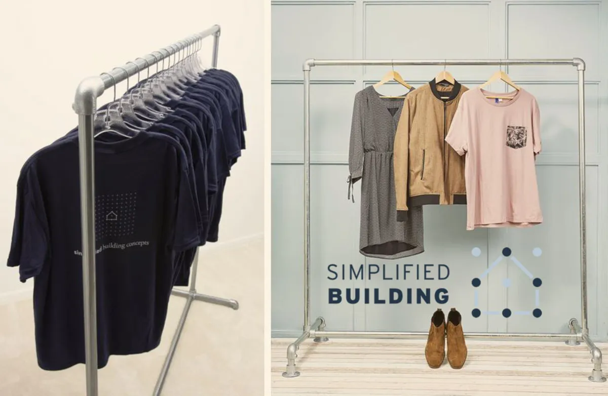 Freestanding Clothing Rails - Cut To Size - Image 2