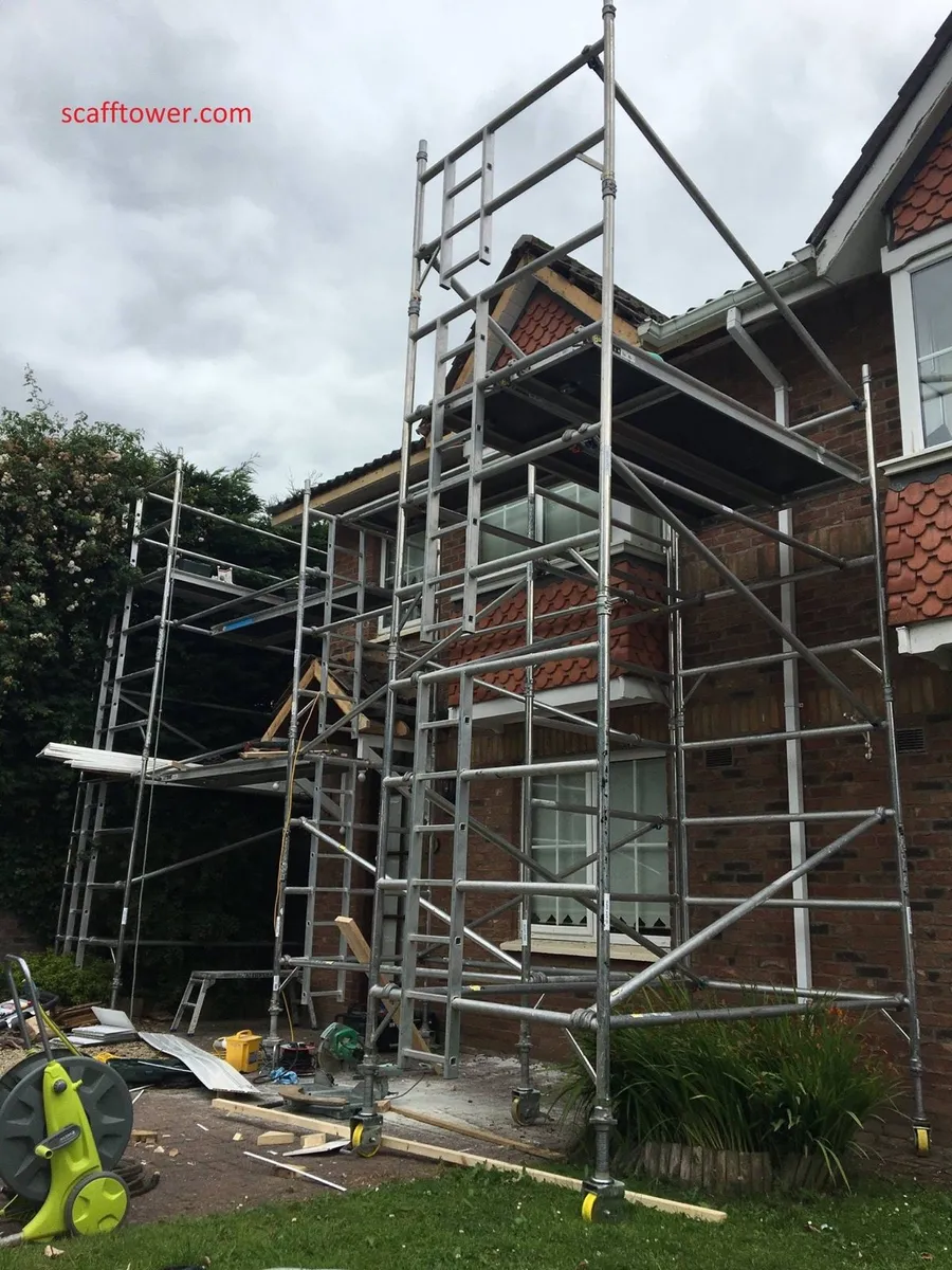 Aluminium mobile scaffolding tower for HIRE - Image 3