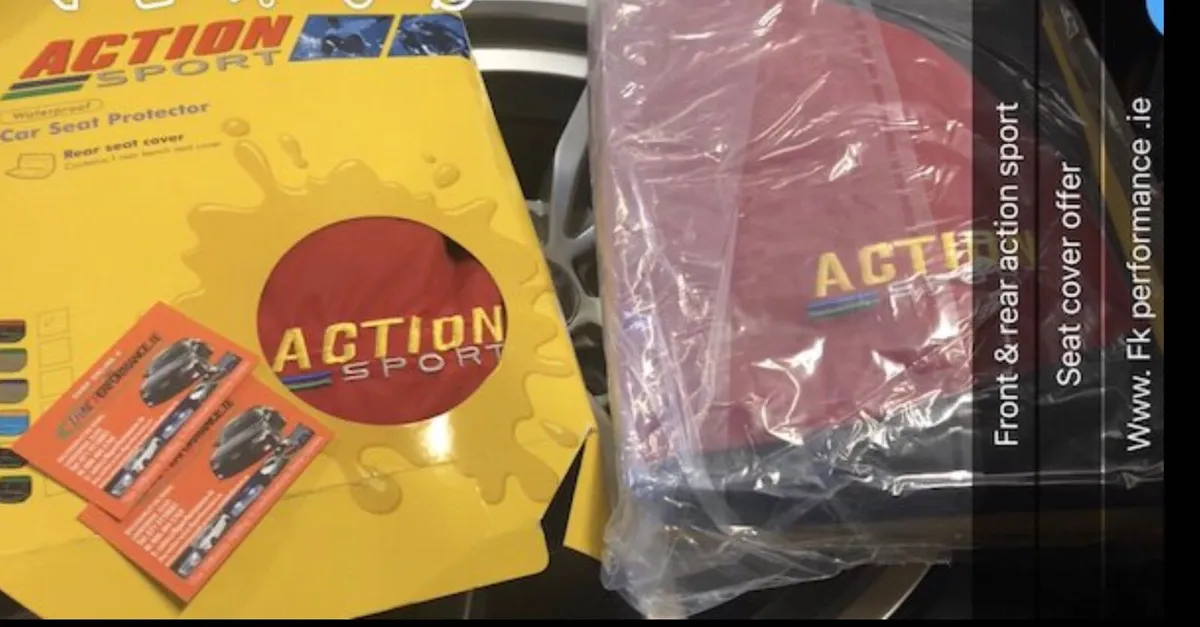 Action sport front and rear seat covers - Image 1