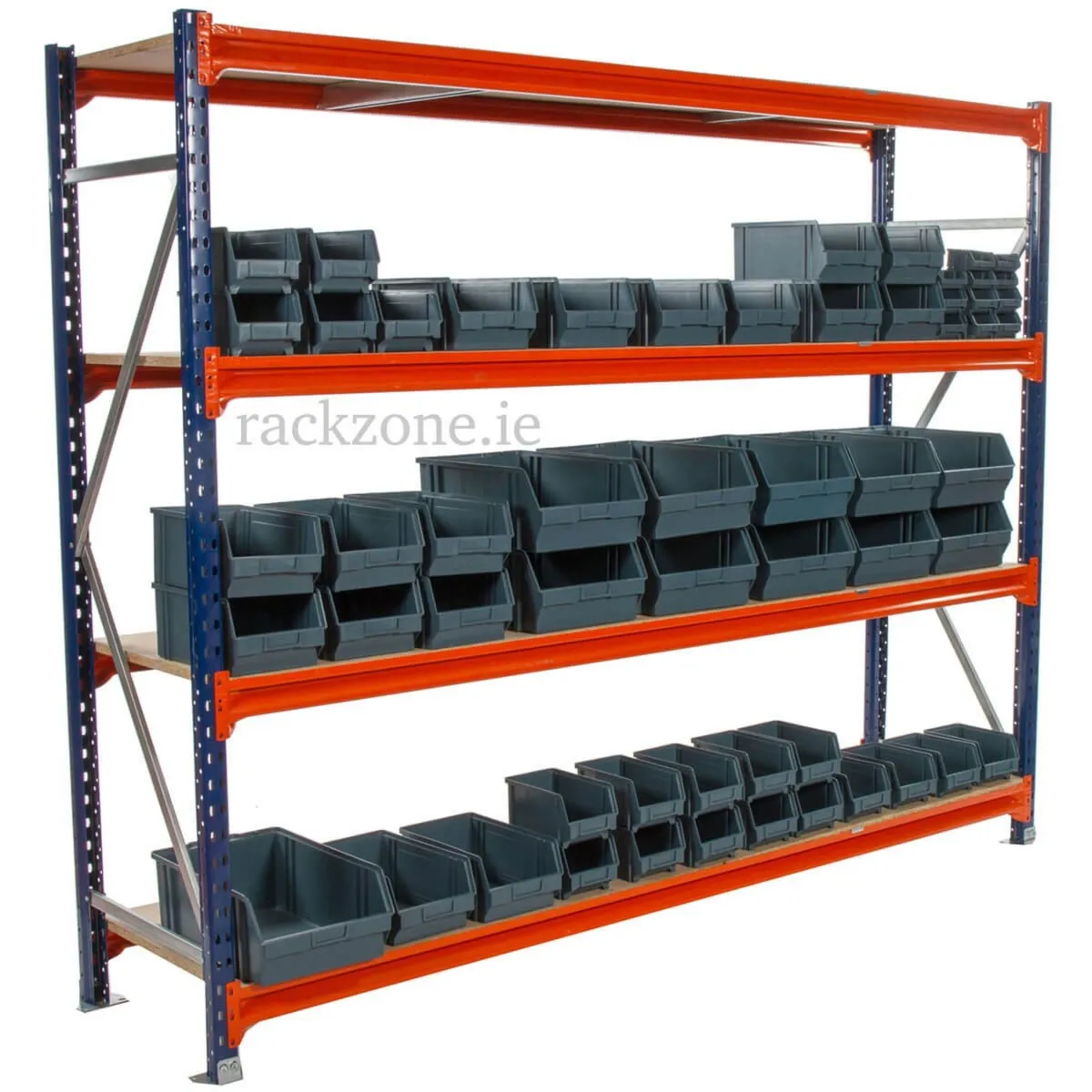 Longspan Shelving 2000 x 2400 x 600 4 Levels c/w T - Image 2