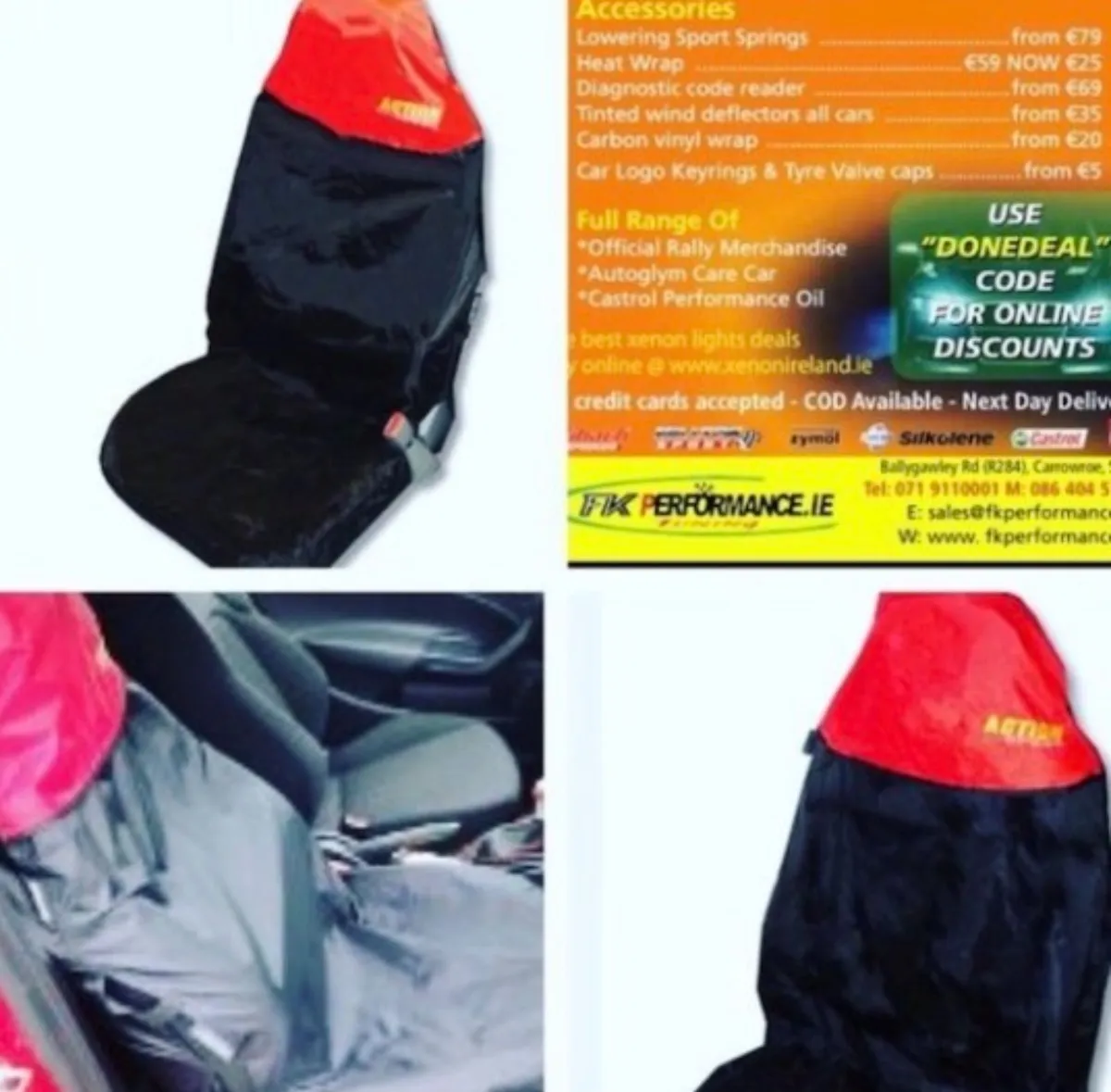 Action sport seat covers offer - Image 1