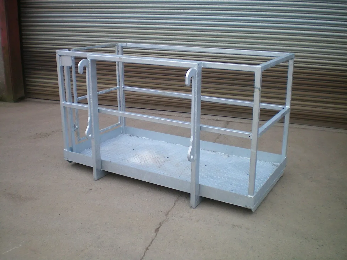 Manlift Basket/ Safety Cage 2mtx1mt  - JCB QFIT - Image 2