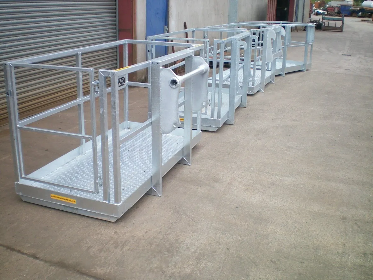 2mt x 1mt Manlift Baskets/ Safety Cages - Manitou - Image 2
