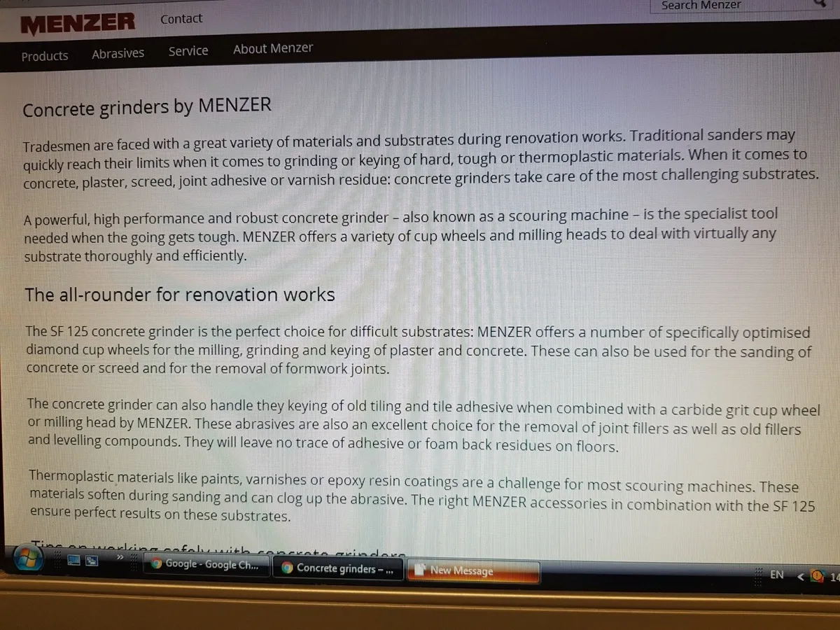 Concrete grinder - Image 2