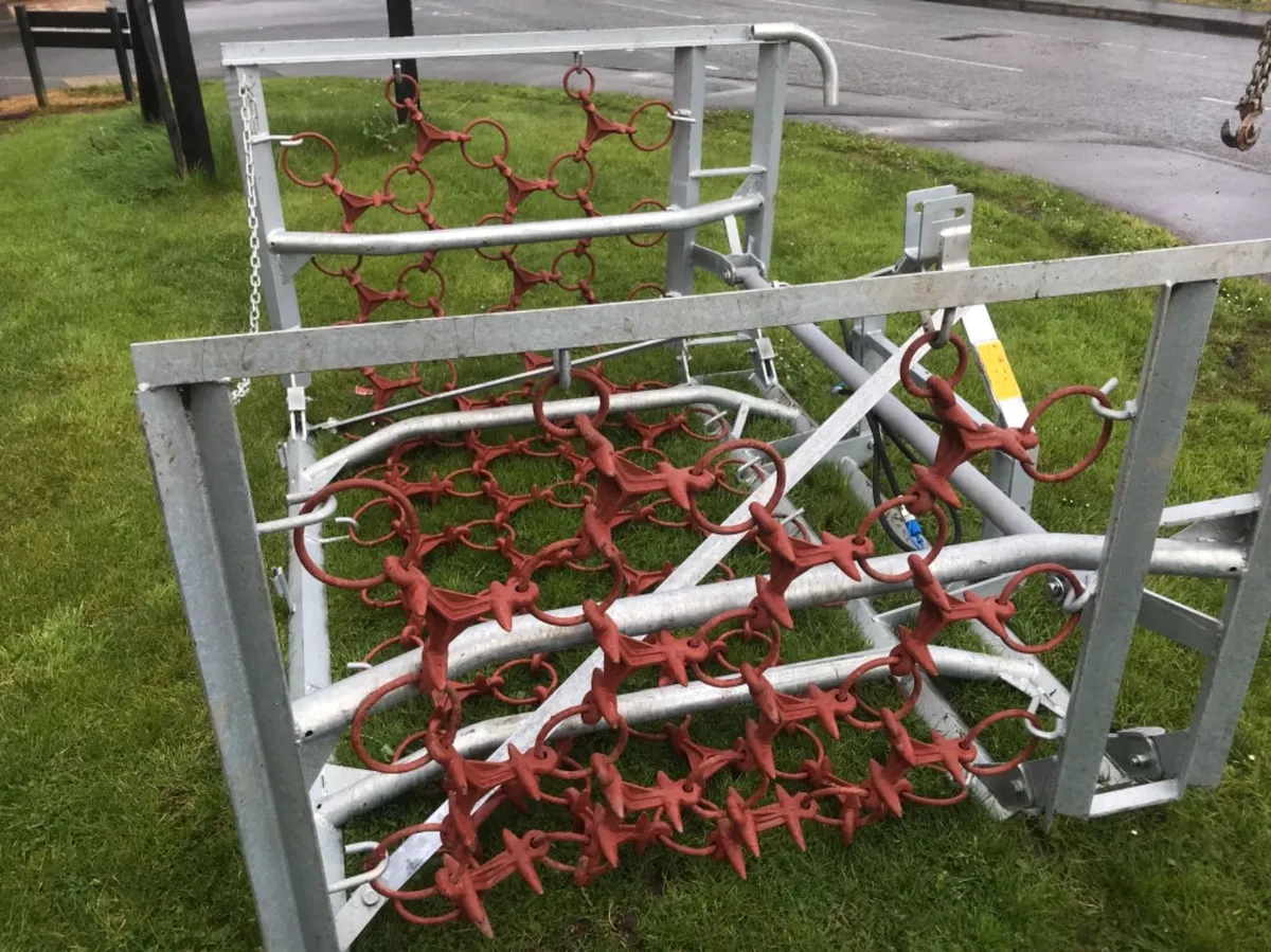 Jarmet 4,5,6metre chain harrows, all sizes - Image 2