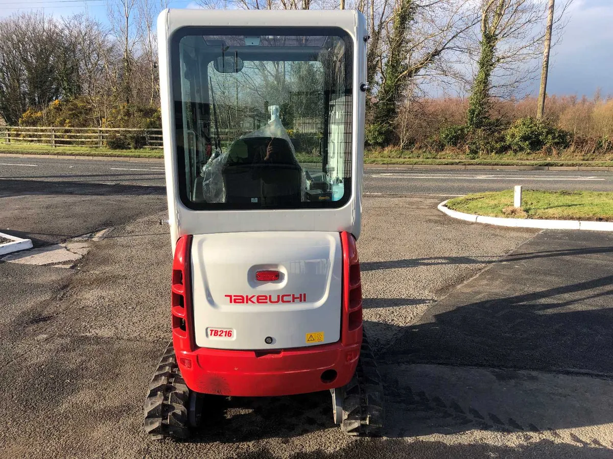 New Takeuchi TB216 Mini Digger / Excavator - Image 4