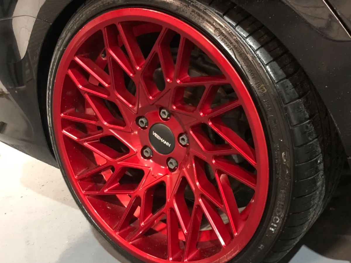 19” candy red veeman 5x112 8.5 & 9.5 - Image 1