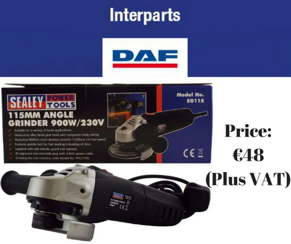 Angle Grinder Diameter 115mm 900W230V - Image 1