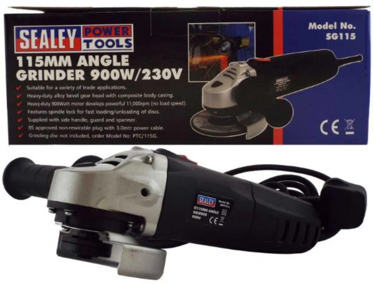 Angle Grinder Diameter 115mm 900W230V - Image 2
