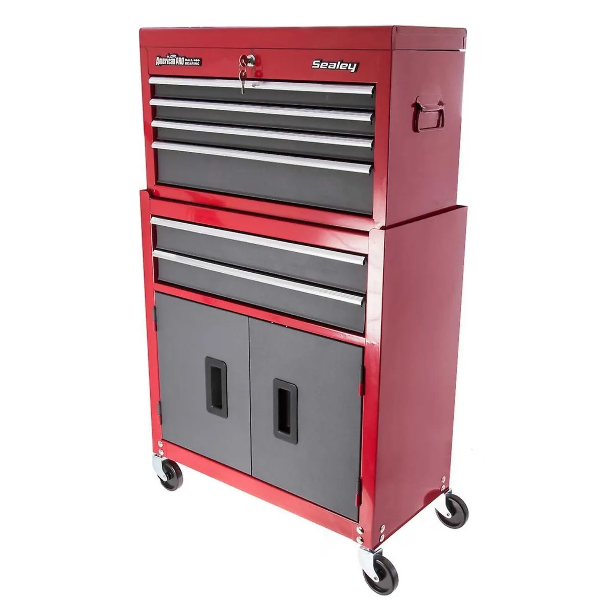 Sealey Topchest & Rollcab Combi 6 Drawer - Image 2