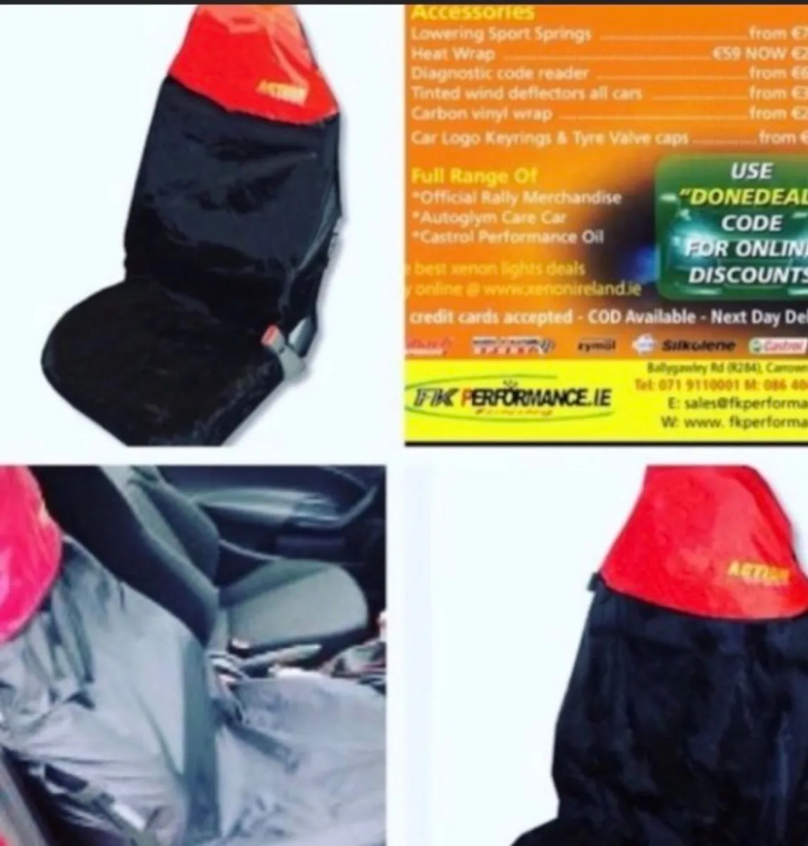 Action sport seat covers - Image 1