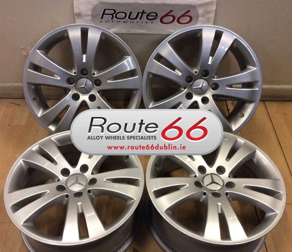 Mercedes C Class 17" ALLOY WHEELS ORIGINAL (REFURB - Image 1