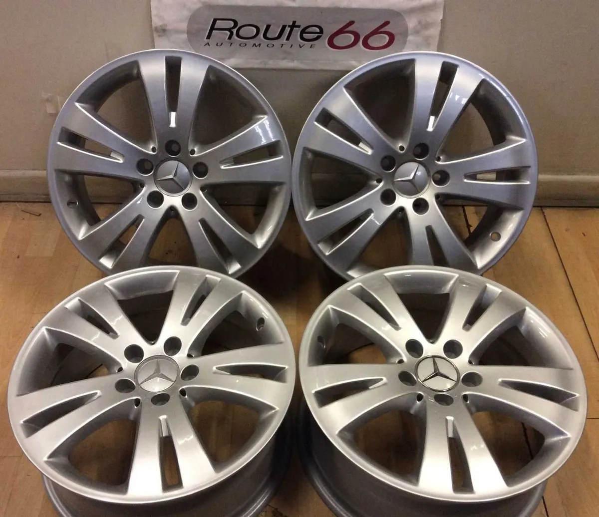 Mercedes C Class 17" ALLOY WHEELS ORIGINAL (REFURB - Image 2