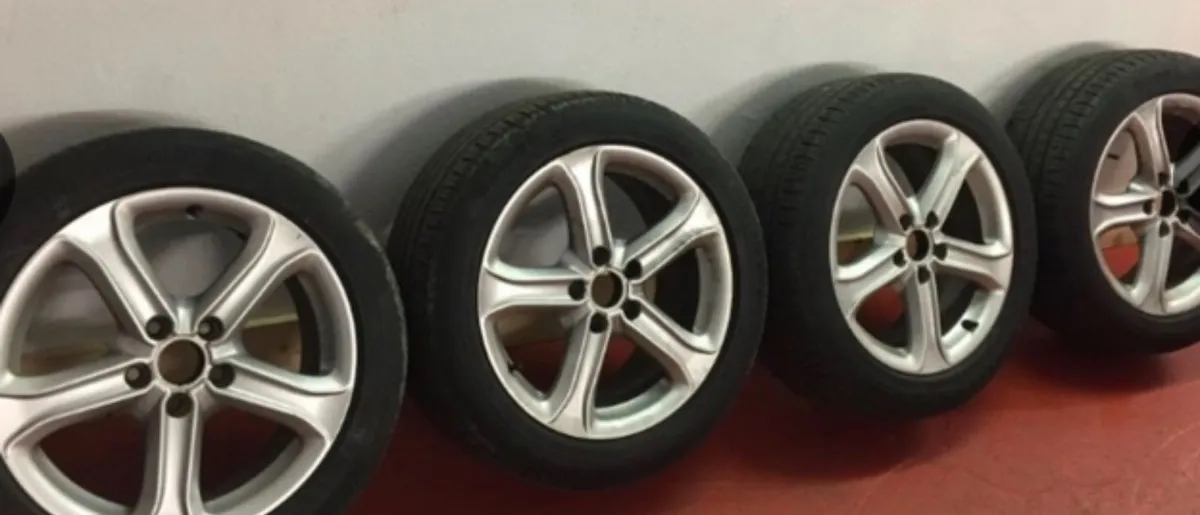 17” vw 5x112 alloys & tyres - Image 1