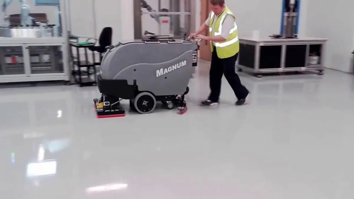 Hire a Tomcat Magnum 34D tough scrubber dryer - Image 1