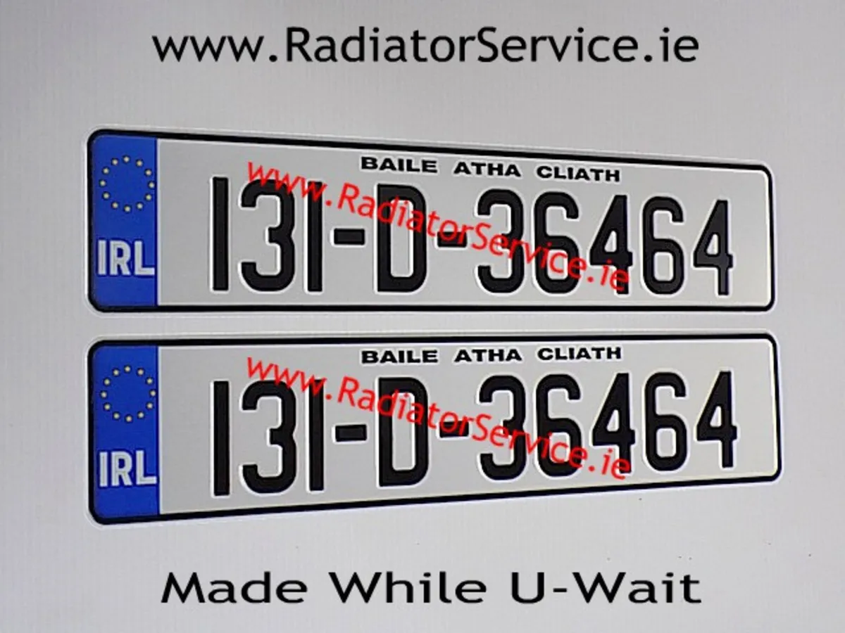 German Pressed Plates & NCT Made While U-Wait - Image 1