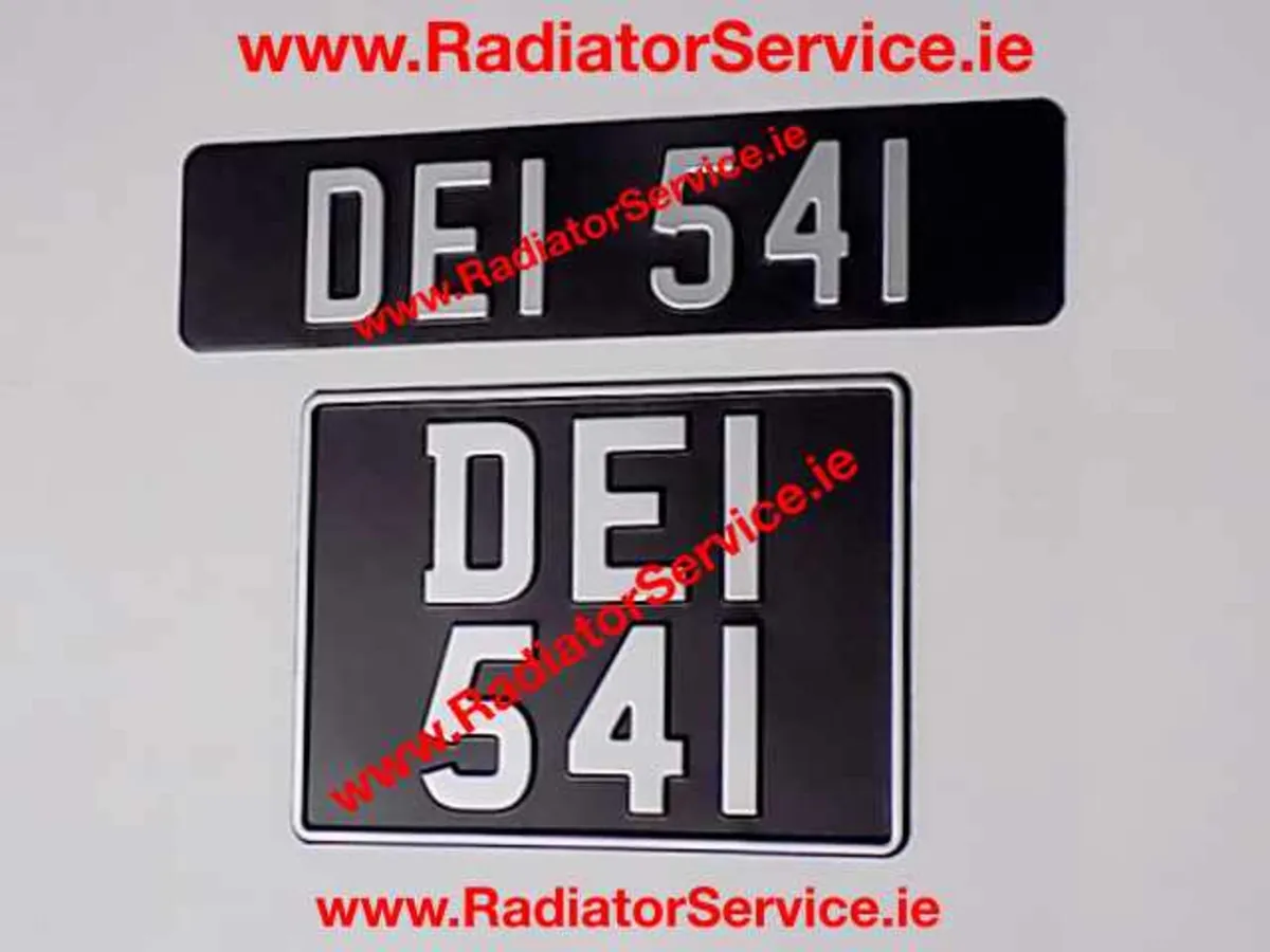 Vintage / Classic / Retro Pressed Number Plates - Image 3