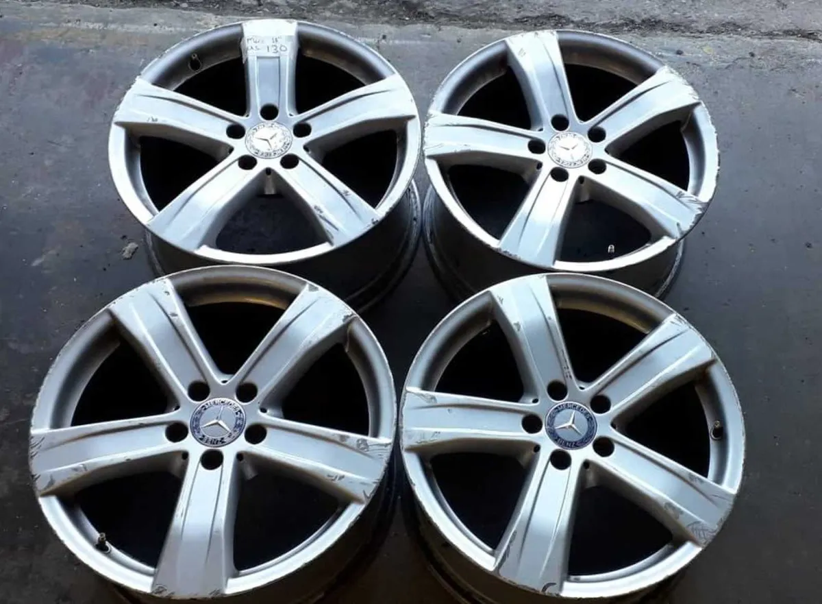 Mercedes 18 inch Original Used Alloy Wheels - Image 2